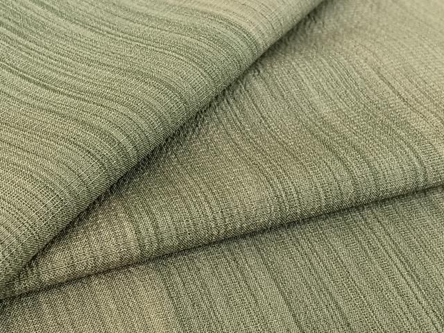 平和屋着物▽本塩沢 単衣 縞 正絹 jh