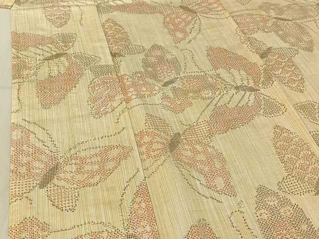 平和屋着物▽上質な紬 単衣