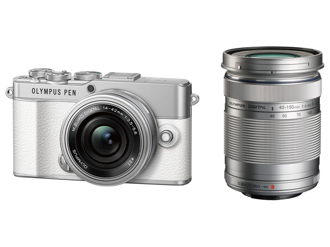OLYMPUS PEN E-P7 ダブルズーム 美品 外箱保証書付 新品・保証書印字済み」 OLYMPUS PEN E-P7 EZダブルズームキット