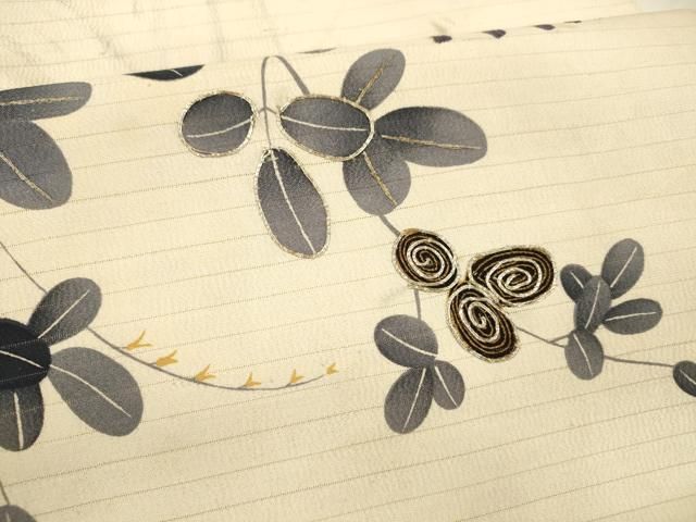 平和屋着物＊夏物 アンティーク 大正ロマン 九寸名古屋帯 絽縮緬 駒