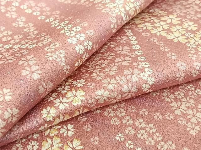 平和屋着物▽上質な小紋　単衣　舞花文　正絹　逸品　AABE5190jh 平和屋着物□上質な小紋 舞花文 蛍暈し 正絹 逸品 DABD6054du : 平和屋