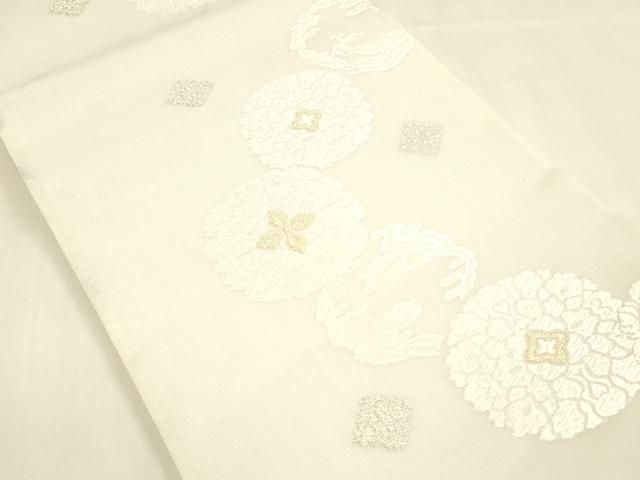 平和屋着物＊夏物 西陣織 天平初年創始の京の老舗 洛陽織物 六通柄袋帯 ぬれぬき 唐織 舞花文 金銀糸 正絹 cm