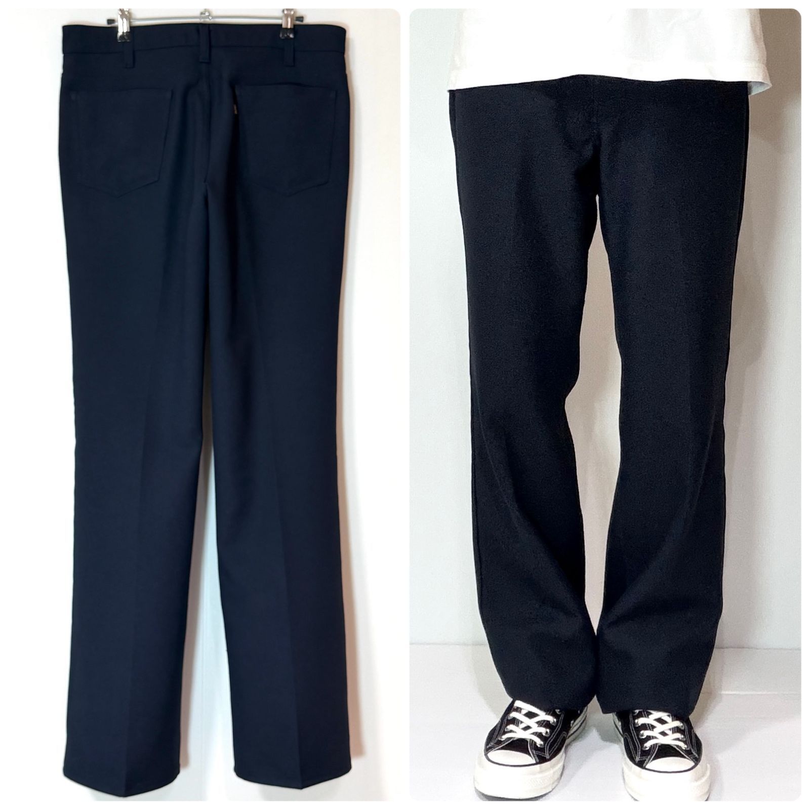 美品 70s USA製 Levi's リーバイス 517 ポリパン アクションスラックス