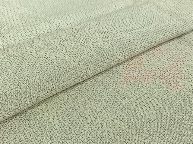 平和屋着物▽本塩沢 単衣 110亀甲 草花文 正絹 逸品 AABE5198jh - メルカリ