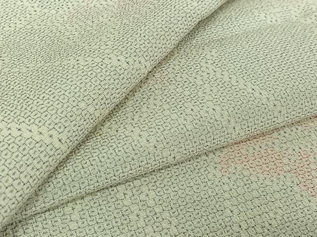 平和屋着物▽本塩沢　単衣　110亀甲　幾何学間道　正絹　逸品　AABA9158jh 平和屋着物▽本塩沢 単衣 110亀甲 草花文 正絹 逸品 AABE5198jh - メルカリ