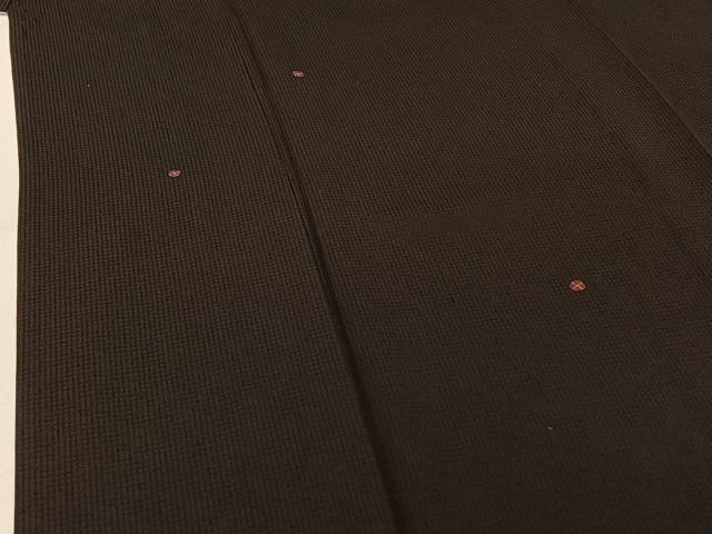  平和屋着物▽上質な小紋 単衣 丸文 正絹 jh 小紋 着物