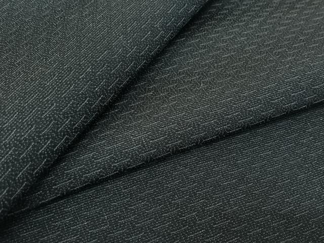 平和屋着物▽男性 小紋 単衣 横段文 jh