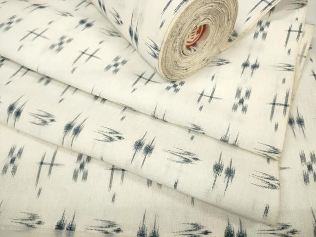 平和屋着物＊夏物 小紋 反物 着尺 絣絵 トゥイグワー 高島屋扱い ♥ zzz