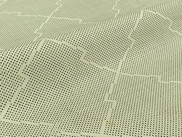  平和屋着物▽本場大島紬 白大島 単衣 松皮菱文 大丸扱い 正絹 jh 紬 着物