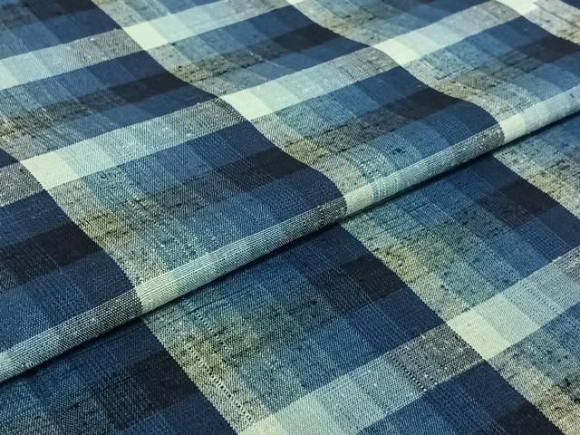 平和屋着物▽上質な紬 単衣 格子 正絹 逸品 AABE4120jh - メルカリ