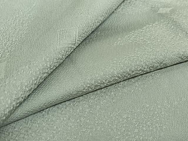 平和屋着物▽上質な色無地 単衣 秘色 正絹 jh