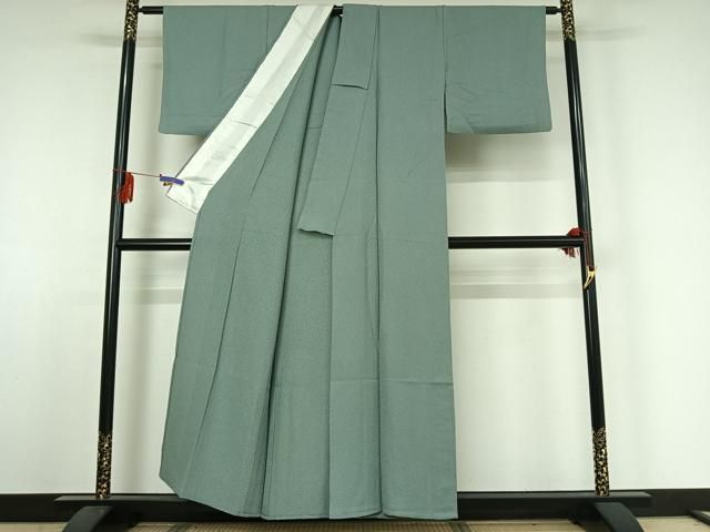 平和屋着物▽上質な色無地 単衣