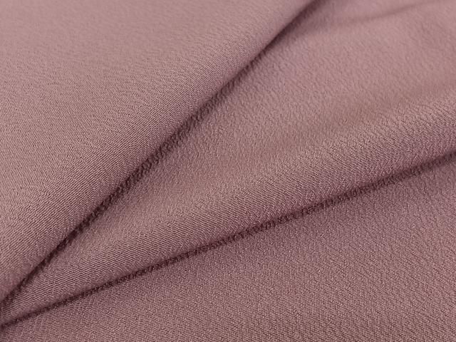 平和屋着物▽色無地 単衣 桃花色 洗える着物 jh