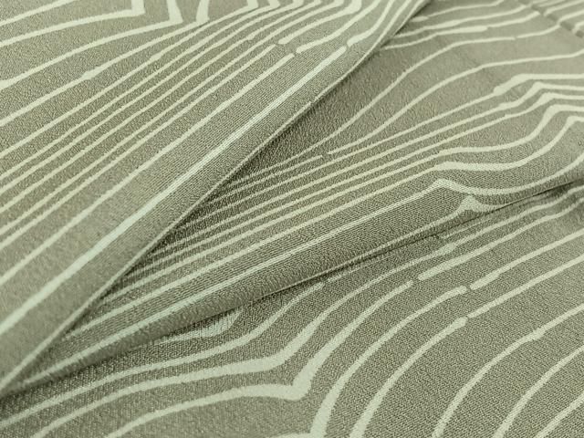 平和屋着物▽小紋 単衣 流水文 洗える着物 jh