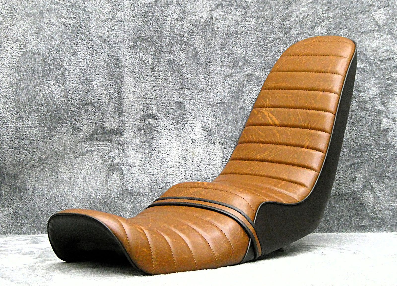 CBX400F 茶ツートン 40cm 三段シート/補強入CBX550FブラウンNC04 PC07