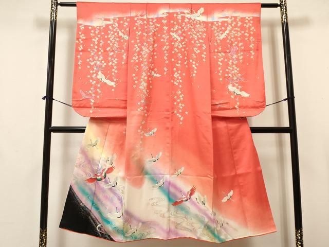 ❀*✿祝い着✿*❀ 七五三 結婚式 相鶴菱紋様 振袖 ◇吉祥◇ ブライダルみつ和⌈金沢⌋ 参列衣装 七五三 (@mitsuwa_other