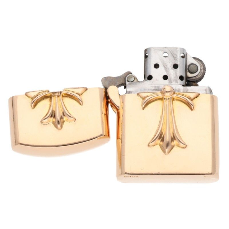 クロムハーツ 22K ZIPPO LIGHTERZ-V7 ゴールドライター メンズ ※12/28