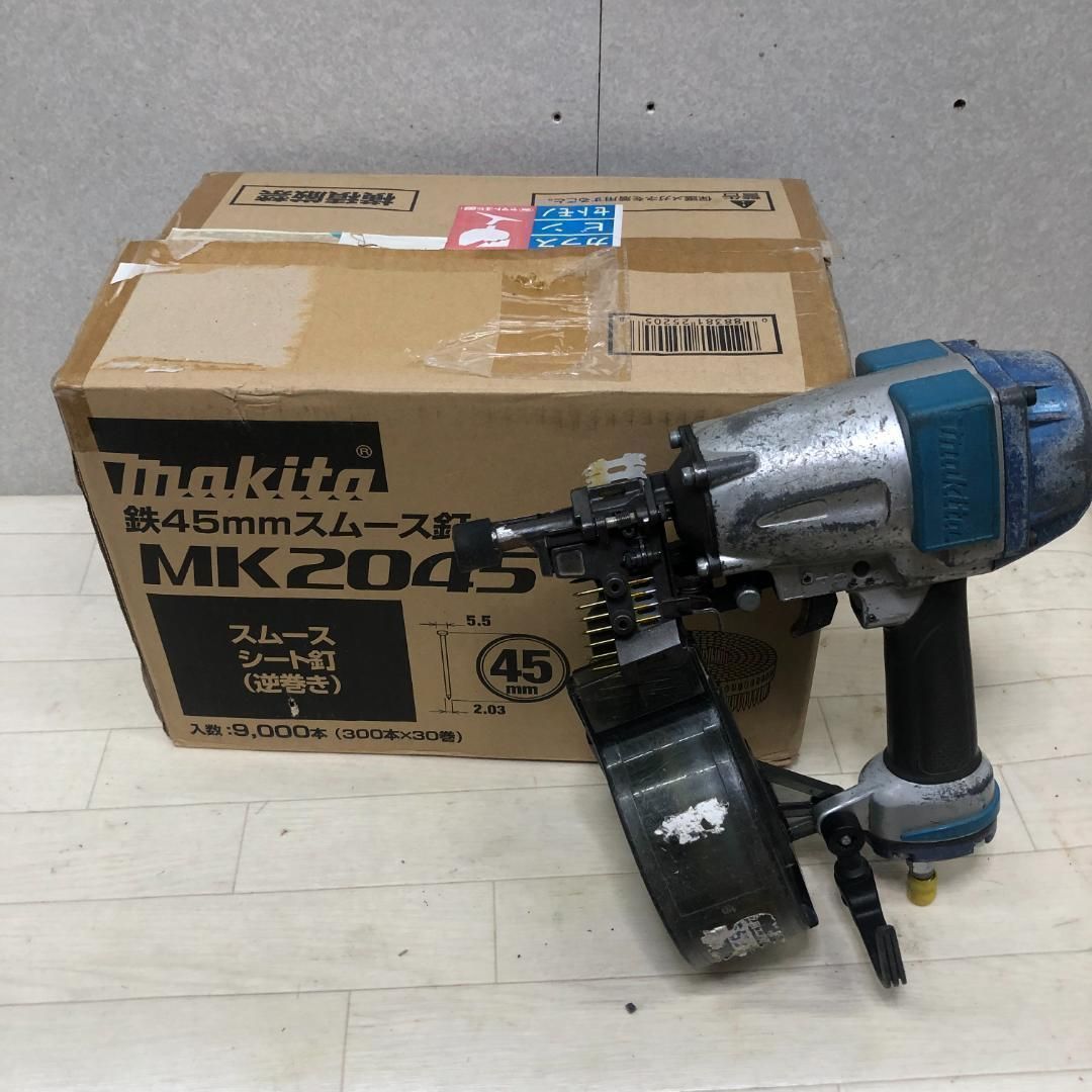 送料無料】中古 makita マキタ 50mm サイディング用常圧釘打ち機 