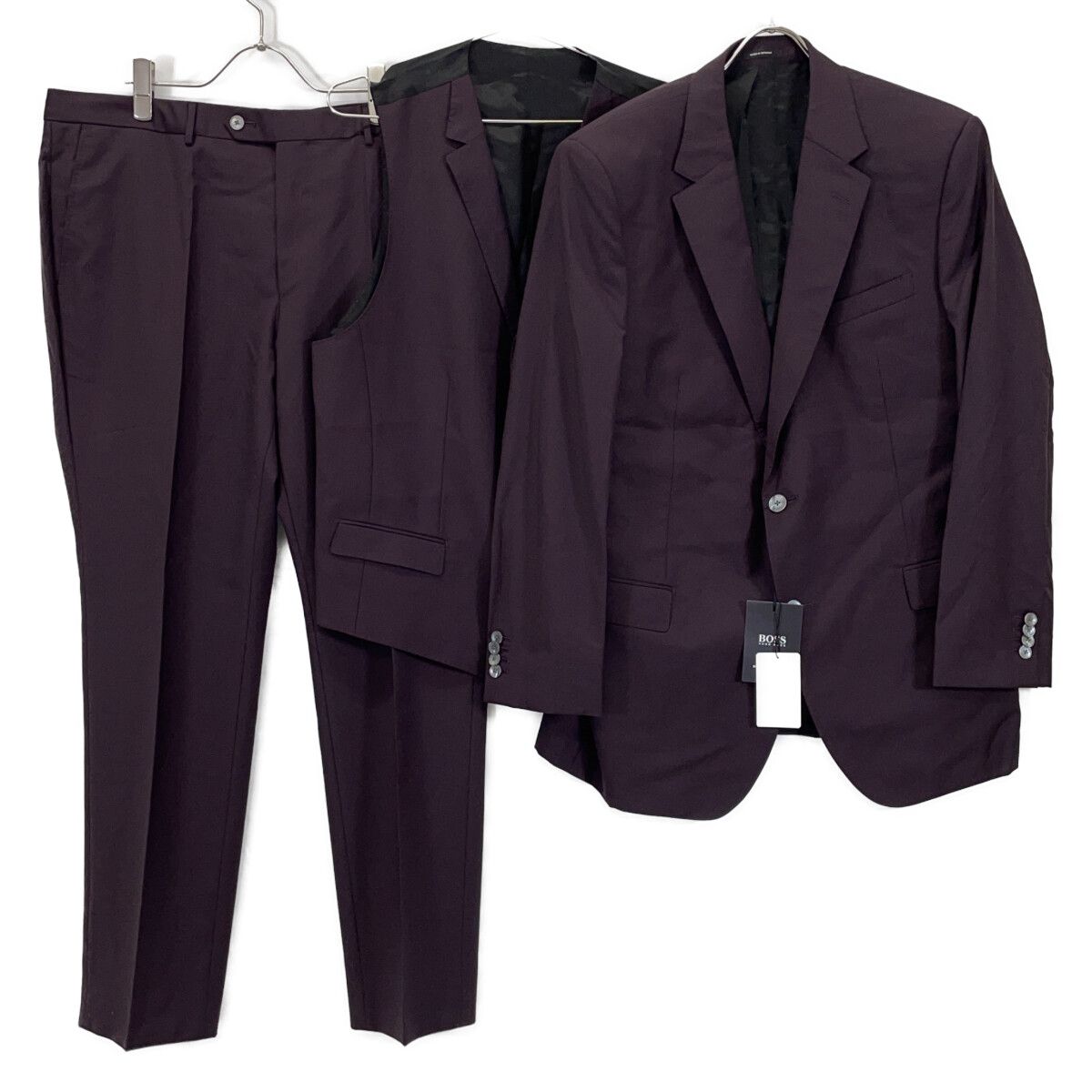 HUGO BOSS ヒューゴボス ﾎﾞﾙﾄﾞｰ ｳｰﾙ混 3 Pｽｰﾂ 表記なし