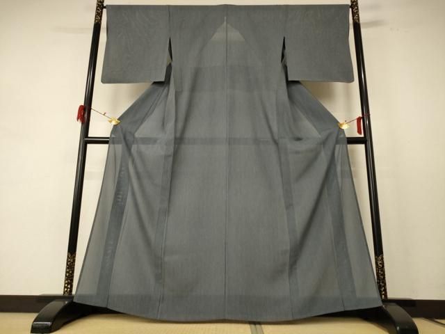 平和屋着物＊夏物 小紋 絽 縞 正絹 jd