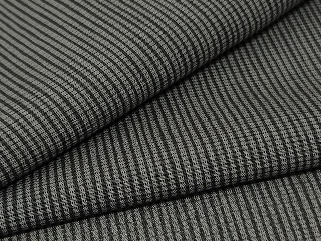 平和屋着物＊夏物 小紋 絽 縞 正絹 jd