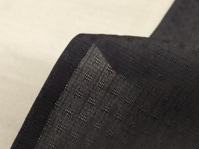  平和屋着物＊夏物 小紋 紗 枝葉文 やまと誂製 ロング丈 洗える着物 jd 小紋 着物