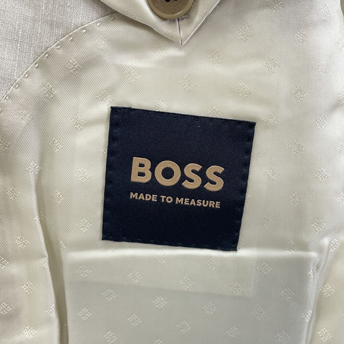  HUGO BOSS ヒューゴボス ﾍﾞｰｼﾞｭ ﾘﾈﾝｳｰﾙ 3 Pｽｰﾂ 表記なし その他 メンズ