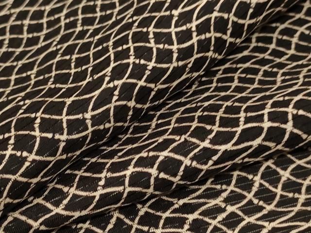 平和屋着物＊夏物 小紋 絽 網目文 正絹 jd くすみカラー 小紋 