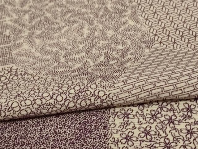 寄せ小紋柄 正絹