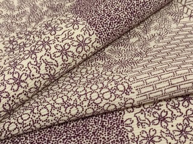 平和屋着物＊夏物 江戸小紋 絽 寄せ小紋柄 正絹 逸品 AABE2717jd