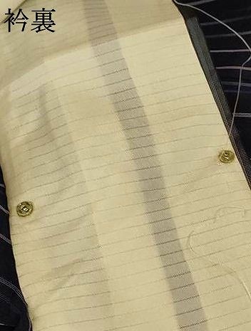  平和屋着物＊夏物 小紋 紗 縞 正絹 jd 小紋 着物