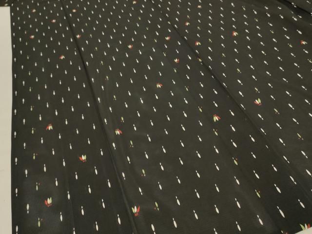  平和屋着物＊夏物 小紋 絽 成物 正絹 jd 小紋 着物