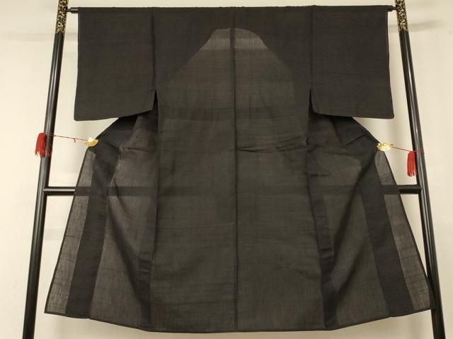 平和屋着物＊夏物 男性 紗紬 絣柄 正絹 jd