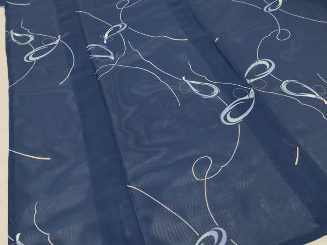  平和屋着物＊夏物 小紋 絽 瓢箪 洗える着物 jd 小紋 着物