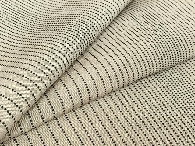 平和屋着物▽上質な小紋 単衣 縞 正絹 jh