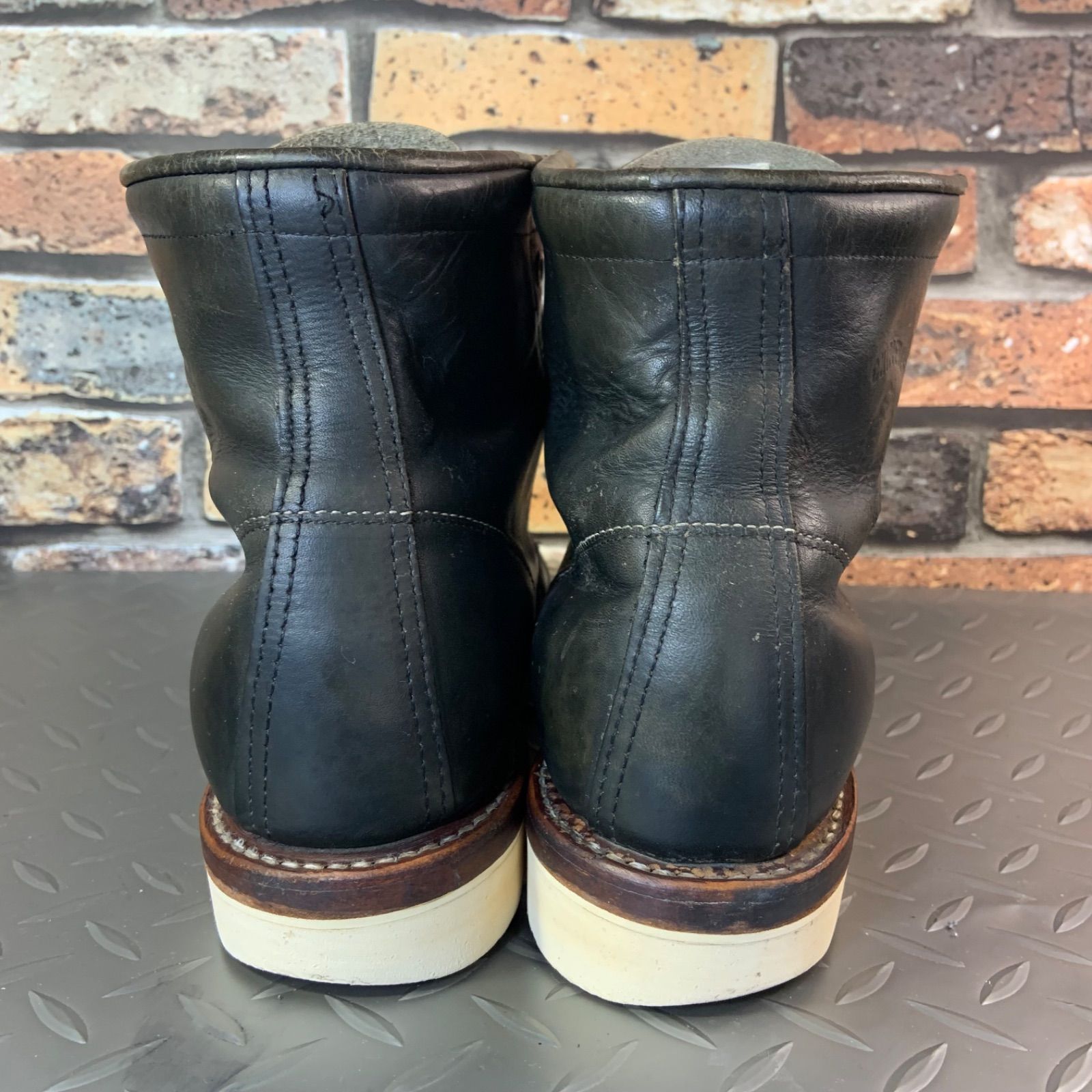  Chippewa 25061 モックトゥワークブーツ 1997年製 US 7.5 E JP 25.5㎝ チペワ VINTAGE アメリカ製 25 I 24-chipp ワークブーツ ブーツ 革靴