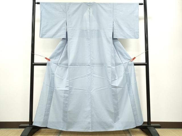 平和屋着物＊夏物 色無地 絽 淡藤色 洗える着物 ze