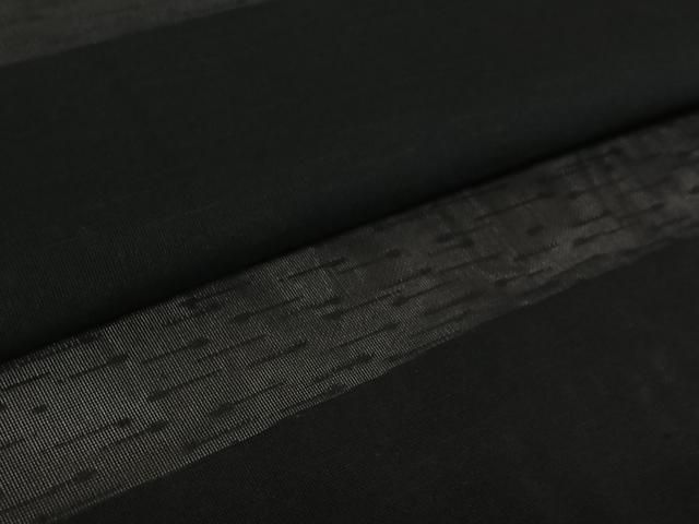  平和屋着物▽羽織 スリーシーズン 春夏秋 塵除け 霞文 暗黒色 正絹 jh 羽織 着物 浴衣