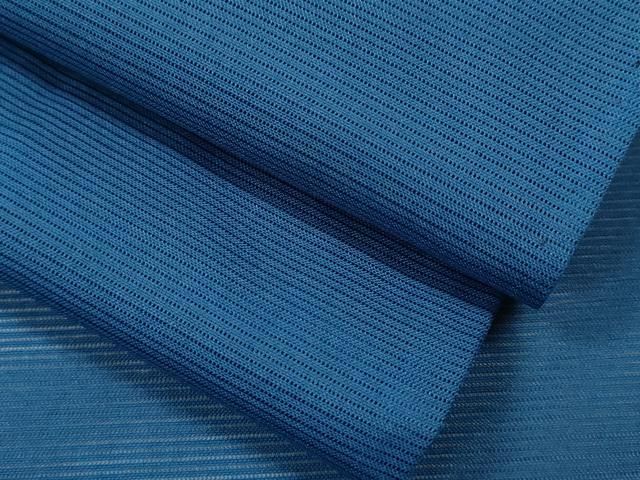 平和屋着物＊夏物 色無地 絽 瑠璃紺色 洗える着物 ze