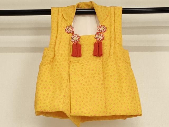 平和屋着物 七五三 女の子 ３歳 祝着 三つ身 被布 舞梅文 ja