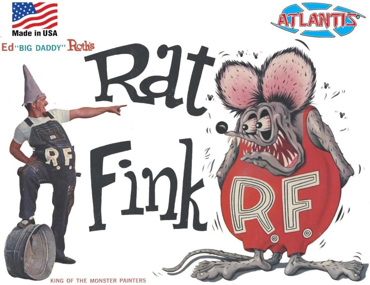 ラット フィンク モデルキット ATLANTIS Rat Fink Ed Big Daddy Roths
