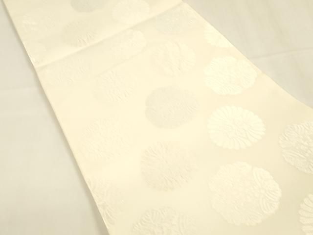 平和屋着物＊夏物 六通柄袋帯 唐織 舞花文 正絹 cm