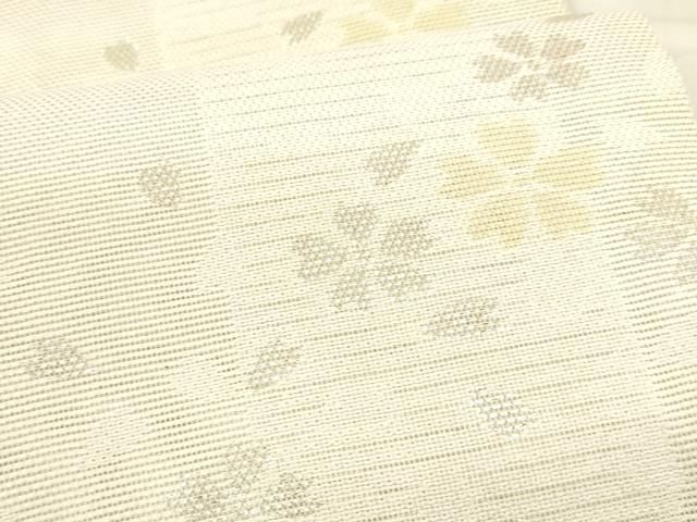  平和屋着物＊夏物 六通柄 京袋帯 舞桜文 銀糸 cm 袋帯 帯