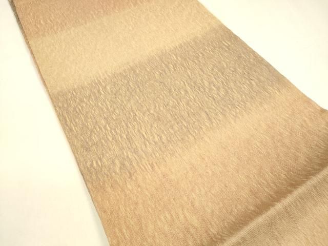 平和屋着物▽スリーシーズン 春夏秋 六通柄袋帯 櫛織 横段文 正絹 cm