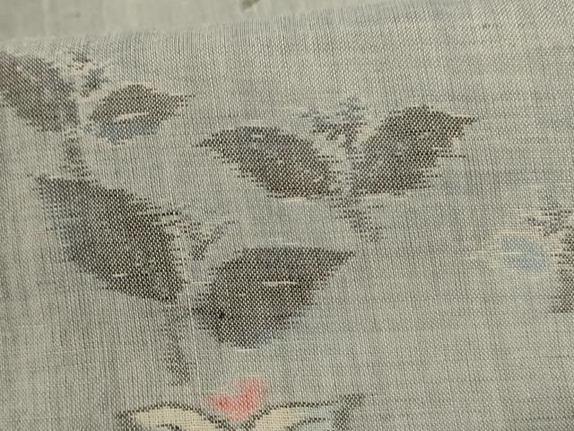 平和屋着物＊夏物 本場小千谷ちぢみ 草花文 麻 逸品 AABE1299jd - メルカリ