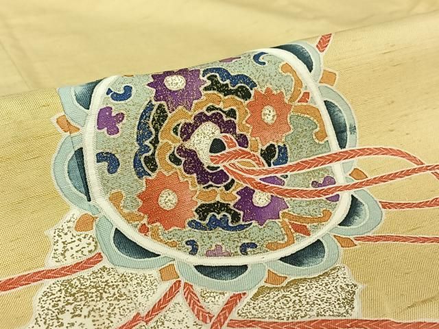 紬地 正倉院花文