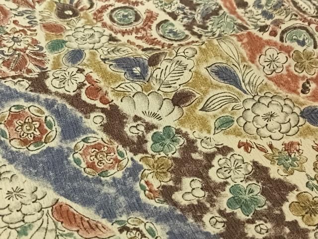 平和屋着物▽上質な小紋 単衣