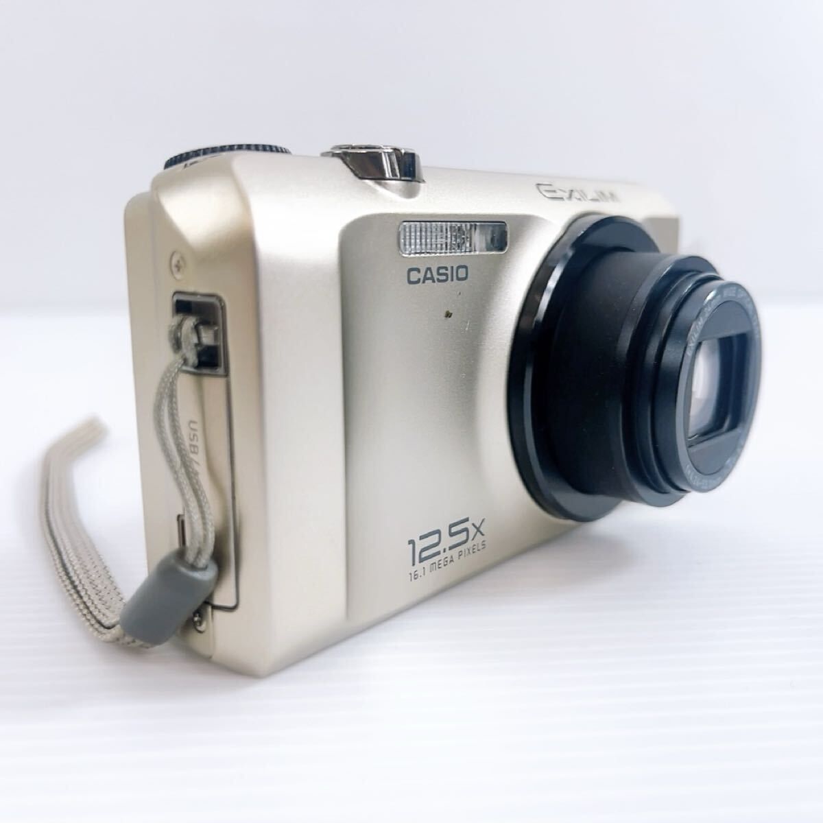 H-389 CASIO EXILIM EX-H30 ゴールド 動作品 コンパクトデジタルカメラ