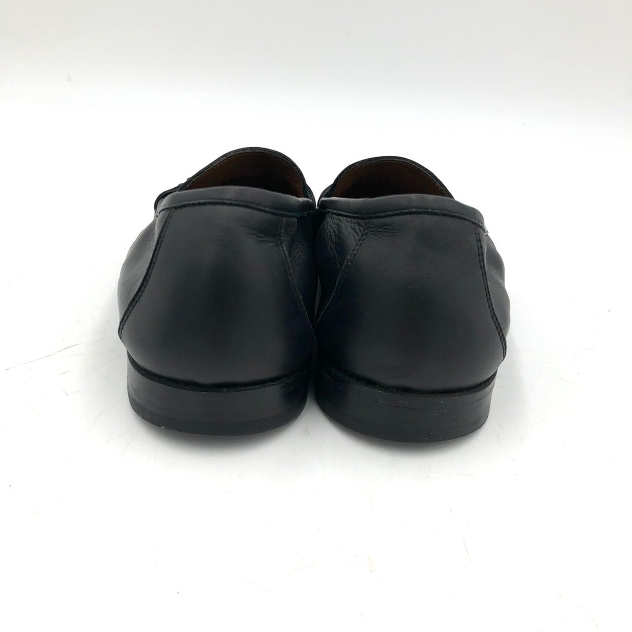 フェラガモ ローファー 27cm 9.5EE 黒 レザー ガンチーニ金具 メンズ