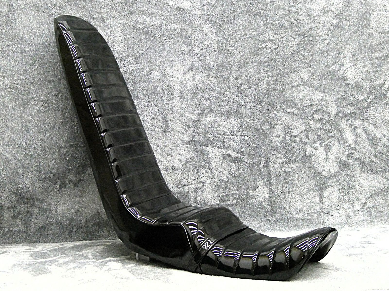 CBX400F 黒エナ 60cm 三段シート/補強入CBX550FブラックNC04 PC07 3段